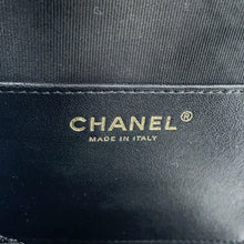 Load image into Gallery viewer, CHANEL Backpack BlackAS5484 Mesh Shiny Lambskin
