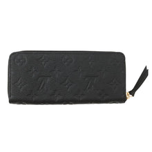 将图像加载到图库查看器中，LOUIS VUITTON Portefeuille Clemence NoirM60171 Monogram Empreinte Leather
