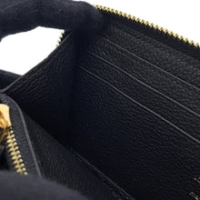 将图像加载到图库查看器中，LOUIS VUITTON Portefeuille Clemence NoirM60171 Monogram Empreinte Leather
