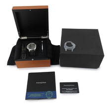 将图像加载到图库查看器中，PANERAI Luminor Left Hand 8 Days Acciaio W44mm Stainless Steel Rubber Black DialPAM00796

