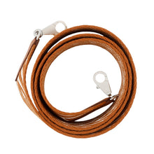 将图像加载到图库查看器中，HERMES Bandouliere Sangle Zigzak Ecru/Gold Canvas Swift Leather Size 2&quot;x4.5&quot;
