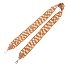 将图像加载到图库查看器中，HERMES Bandouliere Sangle Zigzak Ecru/Gold Canvas Swift Leather Size 2&quot;x4.5&quot;
