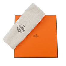 将图像加载到图库查看器中，HERMES Bandouliere Sangle Zigzak Ecru/Gold Canvas Swift Leather Size 2&quot;x4.5&quot;
