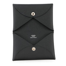将图像加载到图库查看器中，HERMES Calvi Black Epsom
