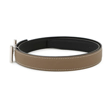 Load image into Gallery viewer, HERMES Chaine d&#39;Ancre Reversible Belt Size 75 Etoupe/Black Epsom Swift Leather
