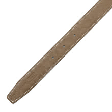 Load image into Gallery viewer, HERMES Chaine d&#39;Ancre Reversible Belt Size 75 Etoupe/Black Epsom Swift Leather

