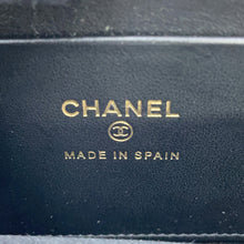 将图像加载到图库查看器中，CHANEL ★Matelasse Classic Zip Coin Purse BlackAP4341 Caviar Leather/Rhinestone
