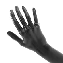 Load image into Gallery viewer, TIFFANY&amp;Co. T Narrow Pave Diamond Ring Size Approximately No. 960151464 18K White Gold
