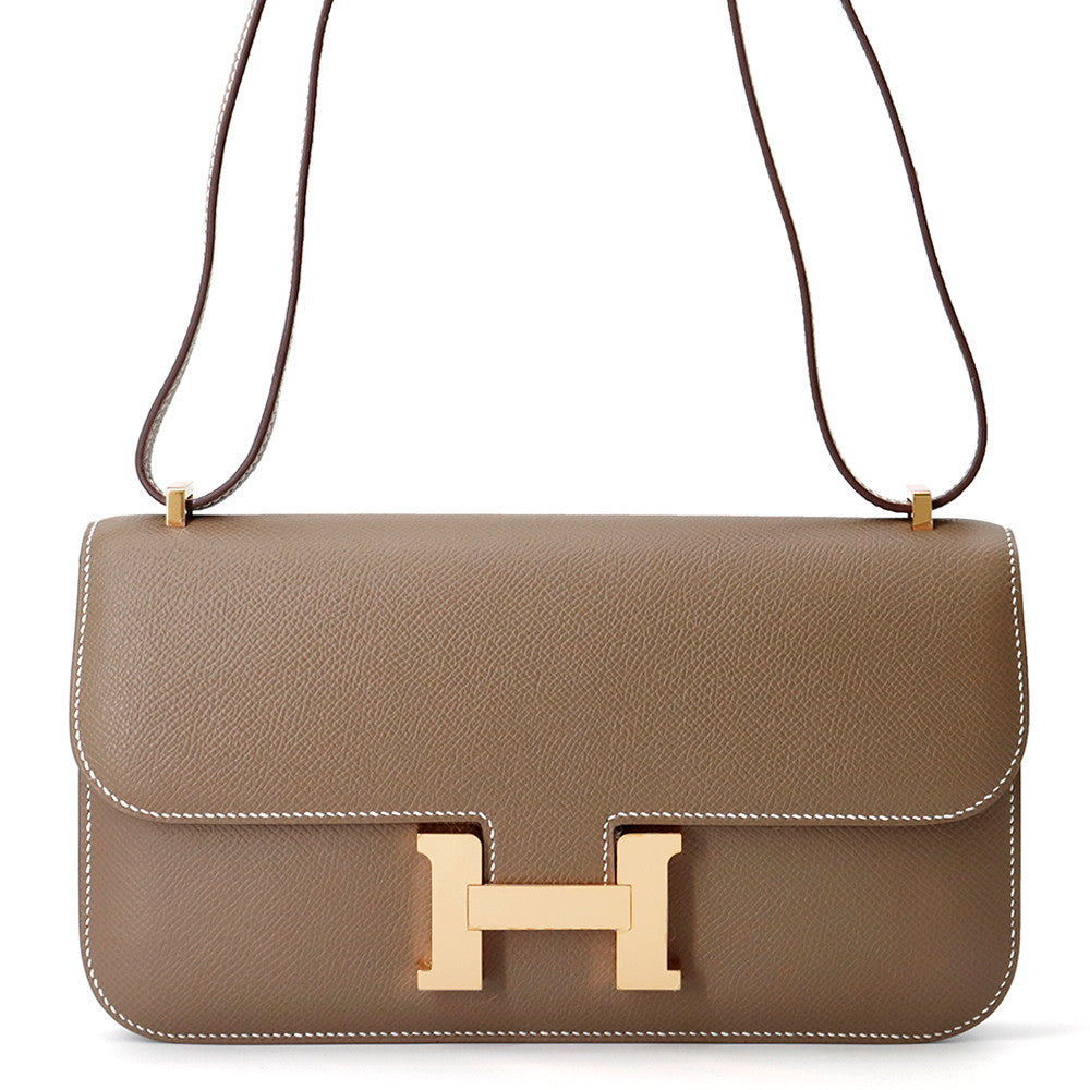 HERMES Constance Elan Miroir Etoupe Epsom