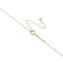Load image into Gallery viewer, TIFFANY&amp;Co. T Smile Necklace Size Small 18K Yellow Gold
