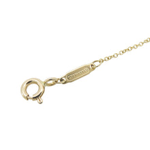 Load image into Gallery viewer, TIFFANY&amp;Co. T Smile Necklace Size Small 18K Yellow Gold
