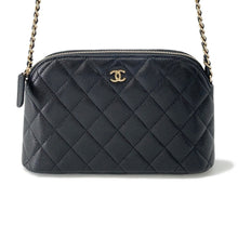 Load image into Gallery viewer, CHANEL Matelasse ChainShoulder Bag BlackAP4016 Caviar Leather Size 20
