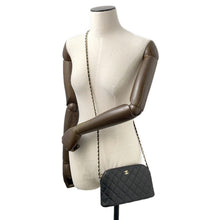 Load image into Gallery viewer, CHANEL Matelasse ChainShoulder Bag BlackAP4016 Caviar Leather Size 20
