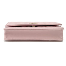 Load image into Gallery viewer, CHANEL Matelasse Chain wallet Light PinkAP4246 Caviar Leather

