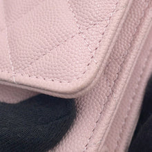 Load image into Gallery viewer, CHANEL Matelasse Chain wallet Light PinkAP4246 Caviar Leather
