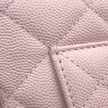 Load image into Gallery viewer, CHANEL Matelasse Chain wallet Light PinkAP4246 Caviar Leather
