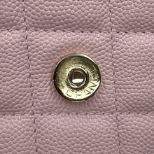 Load image into Gallery viewer, CHANEL Matelasse Chain wallet Light PinkAP4246 Caviar Leather
