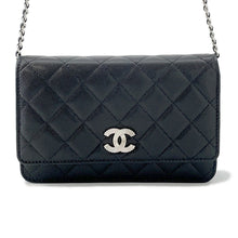 Load image into Gallery viewer, CHANEL Matelasse Chain wallet BlackAP4326 Caviar Leather
