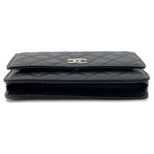Load image into Gallery viewer, CHANEL Matelasse Chain wallet BlackAP4326 Caviar Leather

