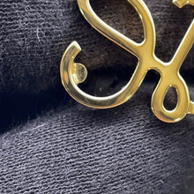 Load image into Gallery viewer, LOEWE Anagram Belt Size 75 Black/Navy/NaturalE619Z26X01 Cotton Leather
