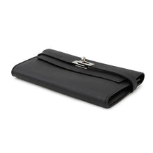 将图像加载到图库查看器中，HERMES Kelly wallet long Black Epsom
