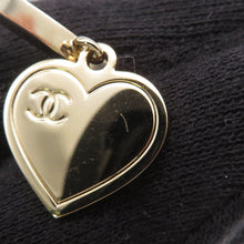 Load image into Gallery viewer, CHANEL Logo Icon motif hoop earrings Metal
