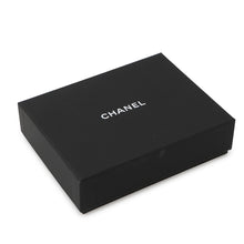 Load image into Gallery viewer, CHANEL Ribbon CC Logo Barrette White/Black Silk Metal
