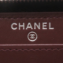 将图像加载到图库查看器中，CHANEL Long Wallet Classic Long Zip Wallet BlackAP0242 Caviar Leather
