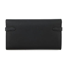 Load image into Gallery viewer, HERMES Kelly wallet long Black Epsom
