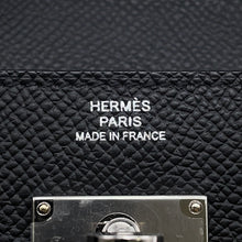 Load image into Gallery viewer, HERMES Kelly wallet long Black Epsom
