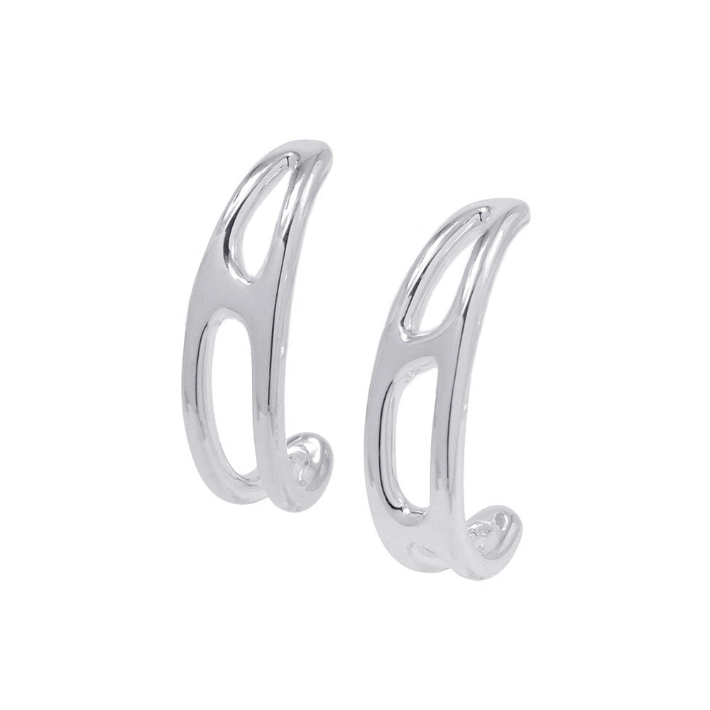HERMES Chaine d'Ancre Punk Anchor Earrings SV925