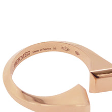 将图像加载到图库查看器中，HERMES Crew de Forge Ring Size GM/55/#15 18K Pink Gold

