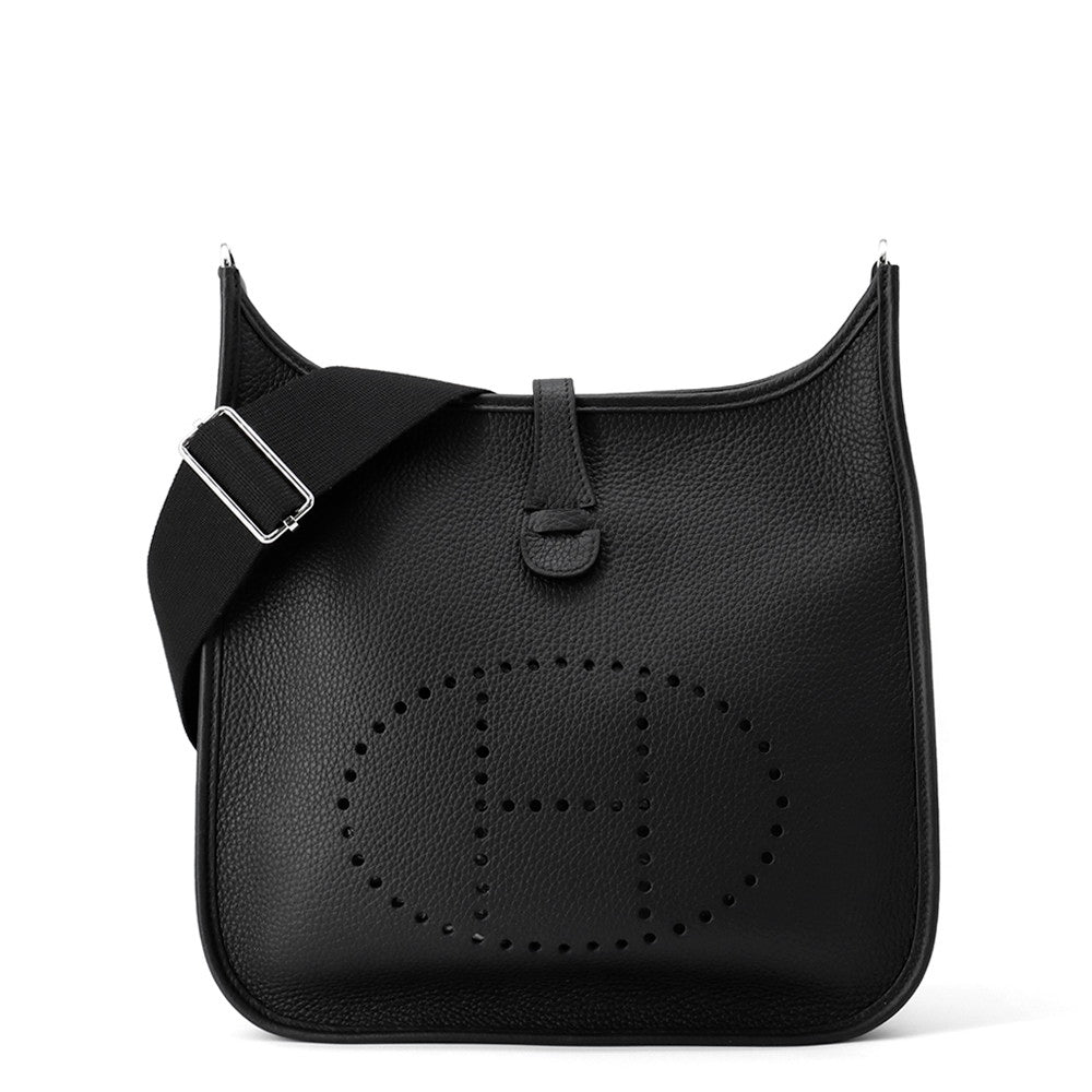 HERMES Evelyne3 Black Taurillon Clemence Size PM