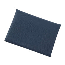 Load image into Gallery viewer, HERMES Calvi Duo Deep Blue Epsom
