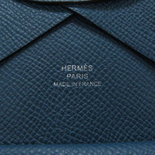 Load image into Gallery viewer, HERMES Calvi Duo Deep Blue Epsom
