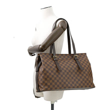 将图像加载到图库查看器中，LOUIS VUITTON Chelsea BrownN51119 Damier Ebene Canvas
