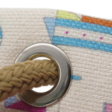 将图像加载到图库查看器中，HERMES Petit Chartier Duffle Bag Multicolor Cotton
