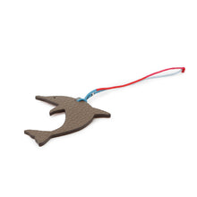 Load image into Gallery viewer, HERMES Petit H Bag Charm Dolphin Motif Etoupe/Rouge Casaque Taurillon Clemence Epsom
