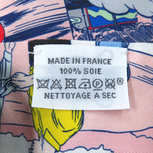 将图像加载到图库查看器中，HERMES Twilly WOW Gris/Rose/Vert Silk100%
