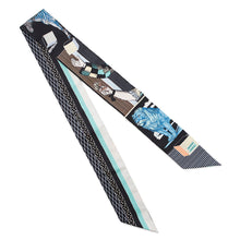 Load image into Gallery viewer, HERMES Twilly GRAND THEATRE NOUVEAU Black/Blue/Vert063761S Silk100%
