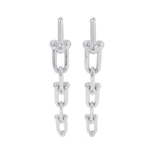 Load image into Gallery viewer, TIFFANY&amp;Co. Earrings Hardware Graduated Link SV925
