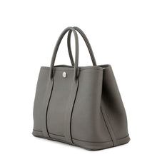 将图像加载到图库查看器中，HERMES Garden Party Gris Meyer Negonda Leather
