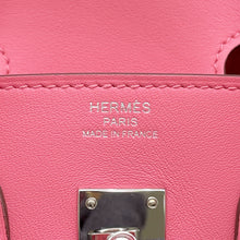 将图像加载到图库查看器中，HERMES Birkin Rose Azalee Swift Leather Size 25

