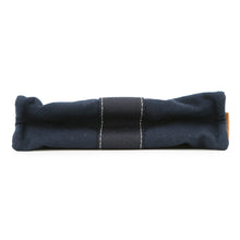 将图像加载到图库查看器中，HERMES Deauville Pouch Navy Canvas Size PM
