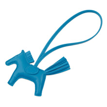 Load image into Gallery viewer, HERMES Rodeo Blue Zanzibar Lambskin Size PM
