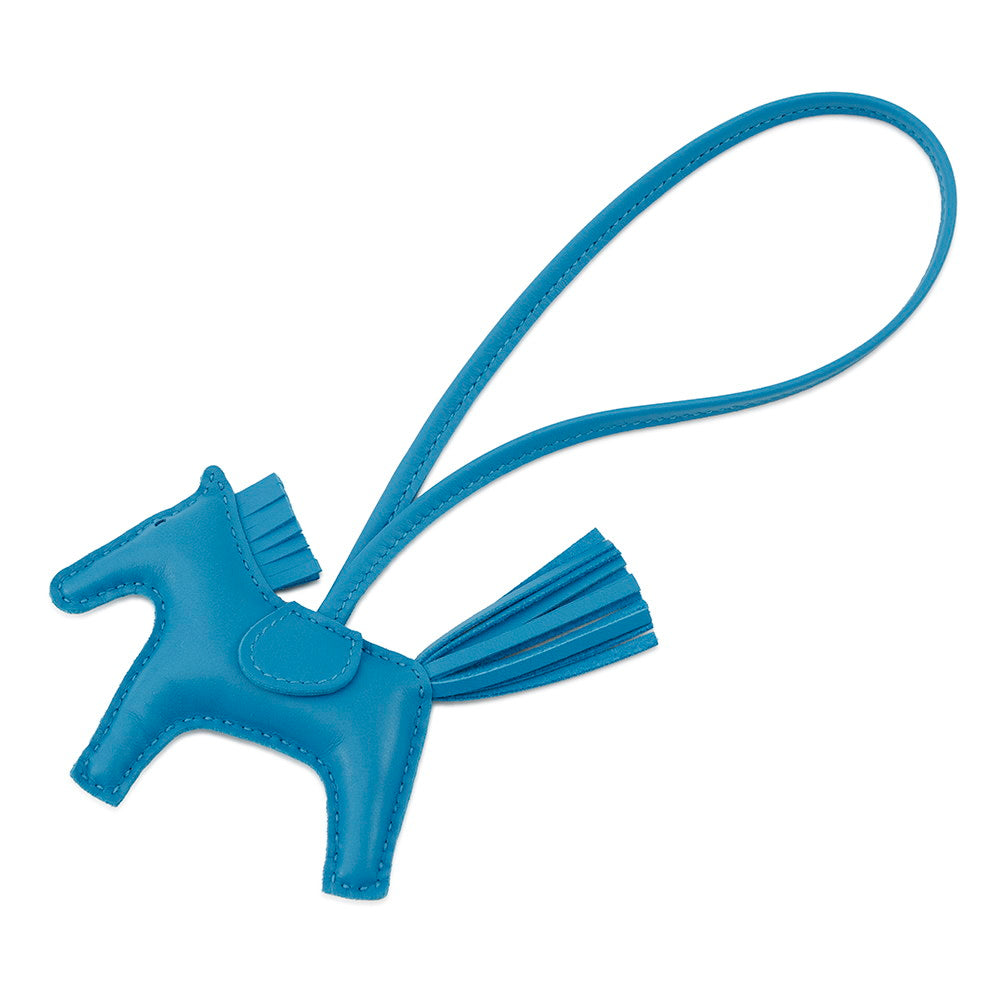 HERMES Rodeo Blue Zanzibar Lambskin Size PM