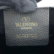 将图像加载到图库查看器中，Valentino Garavani RockStudded Tote Bag Black5W5B0K68CDV Leather
