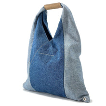 Load image into Gallery viewer, MM6 Maison Margiela Japanese Denim Tote Bag BlueS54WD0043 Denim Size Small
