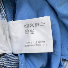 将图像加载到图库查看器中，CHANEL CC Logo denim pants Size 36 BlueP76791 V69116 Cotton100%
