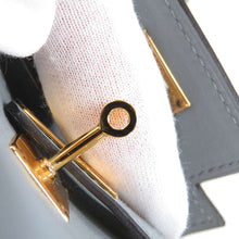 Load image into Gallery viewer, HERMES Kelly Festival Bag Charm Blue Gacier Swift Leather

